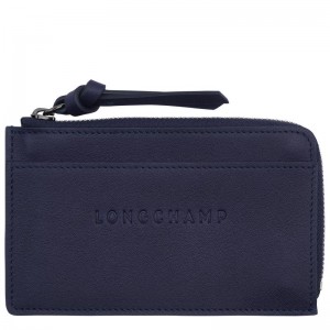 Longchamp 3D Erkek Kartlık Mor | 93864-MHXS