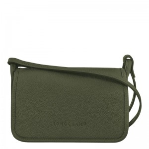 Longchamp Le Foulonné XS Kadın Clutch Haki | 12789-DATY