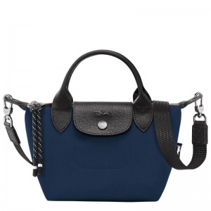 Longchamp Le Pliage Energy XS Erkek El Çantası Lacivert | 59237-ROMX