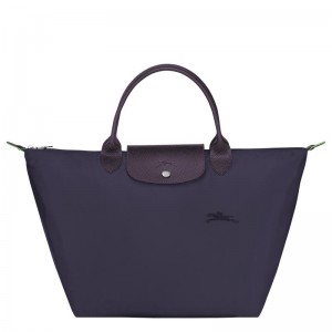 Longchamp Le Pliage Green M Kadın El Çantası Mor | 29458-EFXB