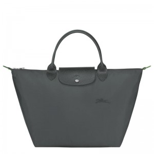 Longchamp Le Pliage Green M Kadın El Çantası Gri | 82709-JRSL