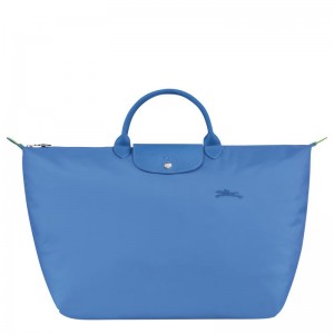 Longchamp Le Pliage Green S Kadın Seyahat Çantası Mavi | 27896-FVMN