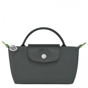 Longchamp Le Pliage Green with handle Erkek Kese Çanta Gri | 84132-SAZX