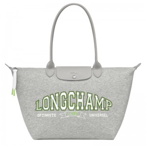 Longchamp Le Pliage Koleksiyonlar L Kadın Tote Çanta Gri | 30941-GUIX