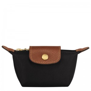 Longchamp Le Pliage Original Kadın Bozuk Para Cüzdanı Siyah | 41537-ZHOM