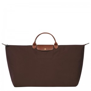 Longchamp Le Pliage Original M Kadın Seyahat Çantası Kahverengi | 72495-FWPQ