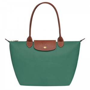 Longchamp Le Pliage Original M Kadın Tote Çanta Yeşil | 68791-FYLW