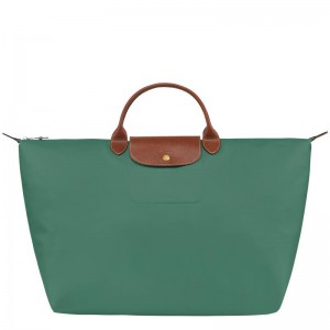 Longchamp Le Pliage Original S Erkek Seyahat Çantası Yeşil | 79308-MDBF