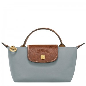 Longchamp Le Pliage Original with handle Kadın Kese Çanta Gri | 37490-TDOY