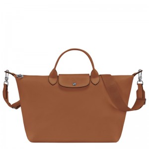 Longchamp Le Pliage Xtra L Kadın El Çantası Kahverengi | 68495-AUWN