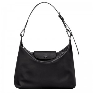 Longchamp Le Pliage Xtra M Kadın Hobo Çanta Siyah | 54183-PCAI