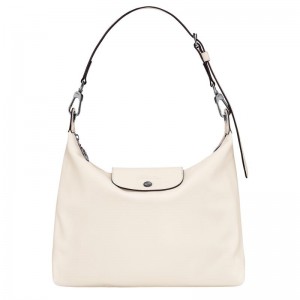 Longchamp Le Pliage Xtra M Kadın Hobo Çanta Beyaz | 50198-MNPY