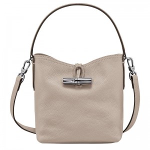 Longchamp Roseau Essential XS Kadın Kova Çanta Gri | 87542-CXZP