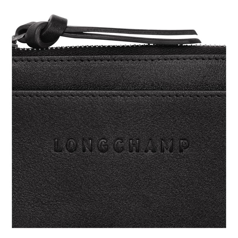 Longchamp 3D Erkek Kartlık Siyah | 16073-VPIC