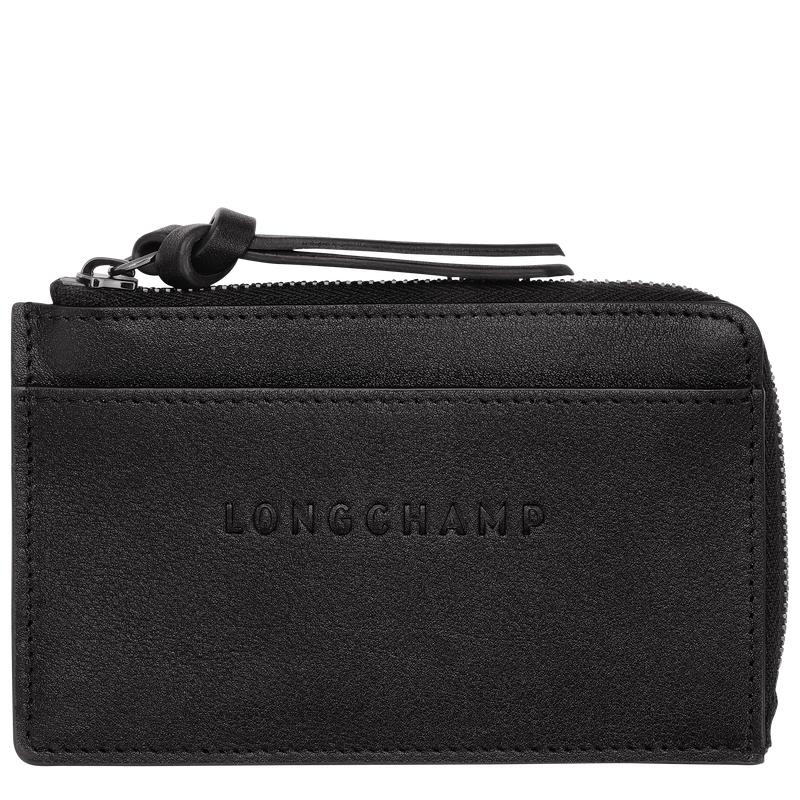 Longchamp 3D Erkek Kartlık Siyah | 16073-VPIC