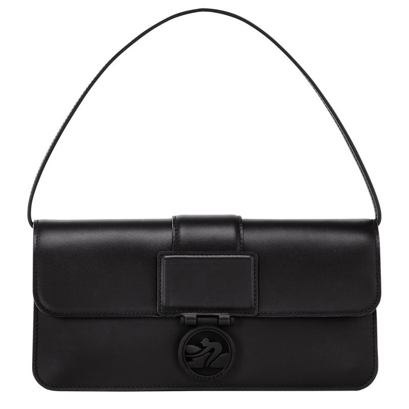 Longchamp Box-Trot M Shoulder bag Kadın Omuz Çantası Siyah | 12705-PQNU