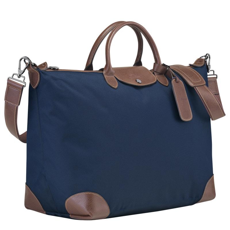 Longchamp Boxford S Kadın Seyahat Çantası Mavi | 32897-PBTL