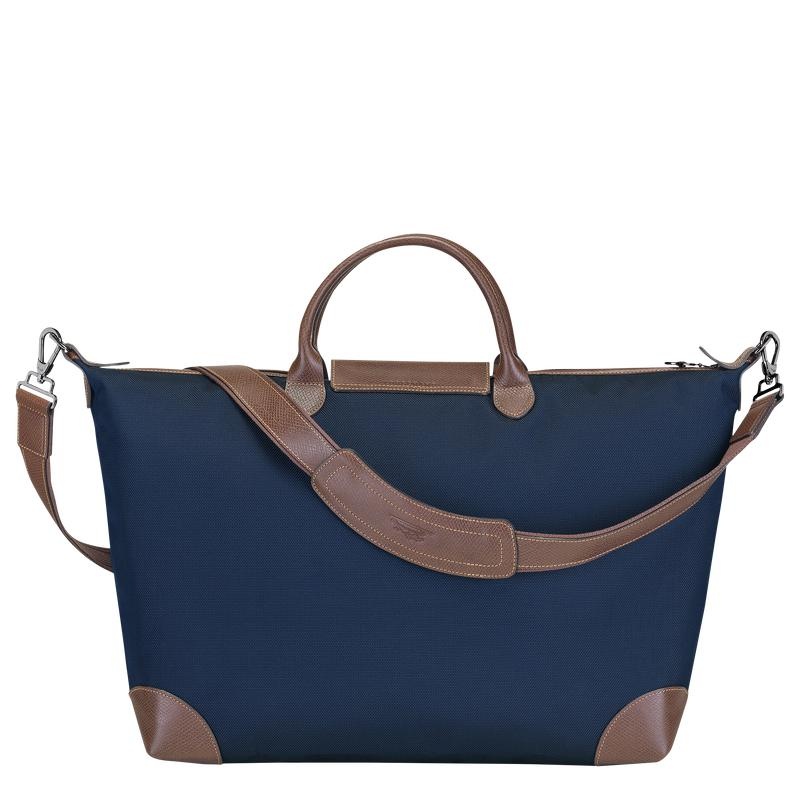 Longchamp Boxford S Kadın Seyahat Çantası Mavi | 32897-PBTL