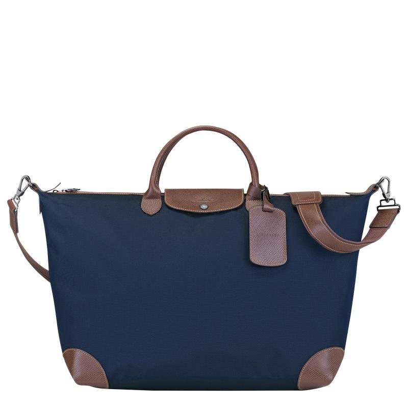 Longchamp Boxford S Kadın Seyahat Çantası Mavi | 32897-PBTL