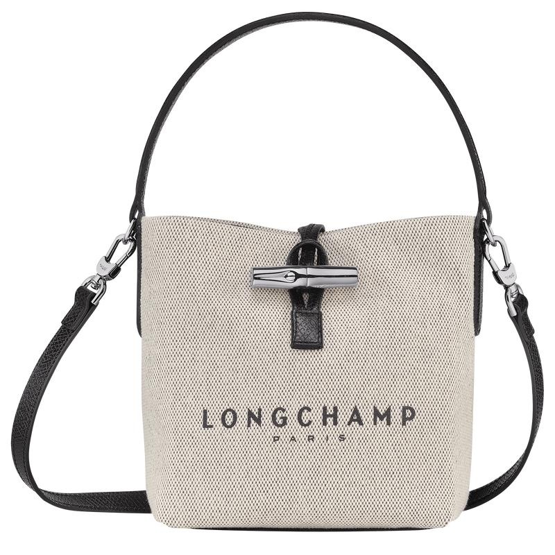 Longchamp Essential XS Kadın Kova Çanta Beyaz | 35609-GTLS