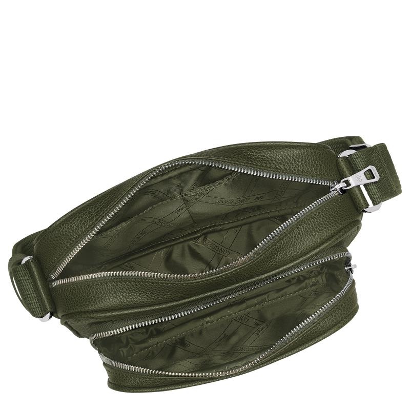 Longchamp Le Foulonné S Erkek Camera Bag Haki | 72309-VHDT