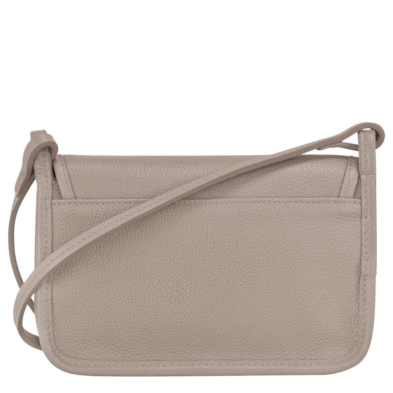 Longchamp Le Foulonné XS Kadın Clutch Gri | 23891-HMUY