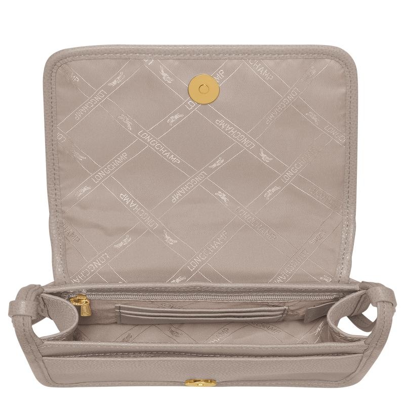 Longchamp Le Foulonné XS Kadın Clutch Gri | 23891-HMUY