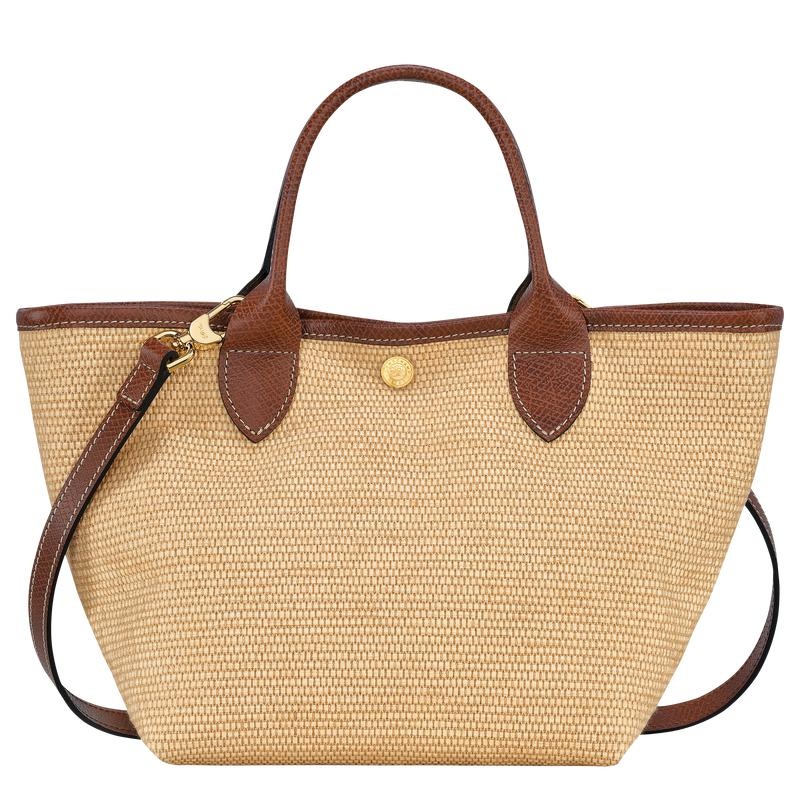 Longchamp Le Panier Pliage S Kadın Basket Bag Kahverengi | 71065-OTPU