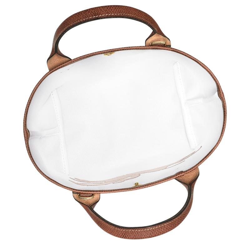 Longchamp Le Panier Pliage S Kadın Basket Bag Kahverengi | 71065-OTPU