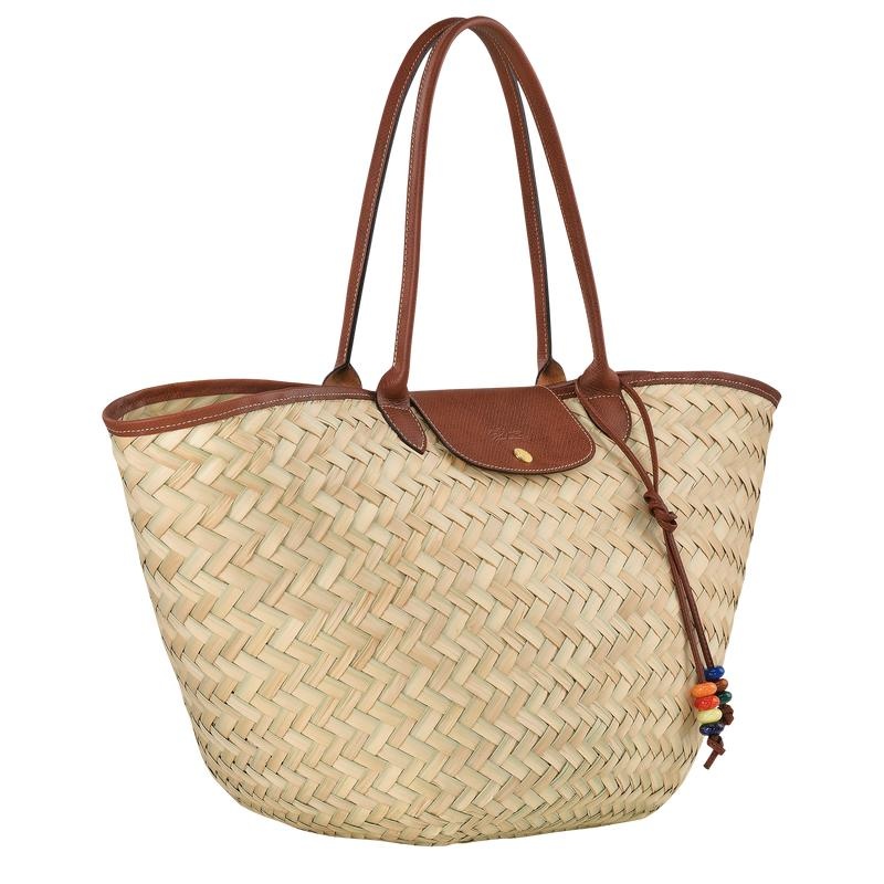 Longchamp Le Panier Pliage XL Kadın Basket Bag Kahverengi | 67905-VLMK