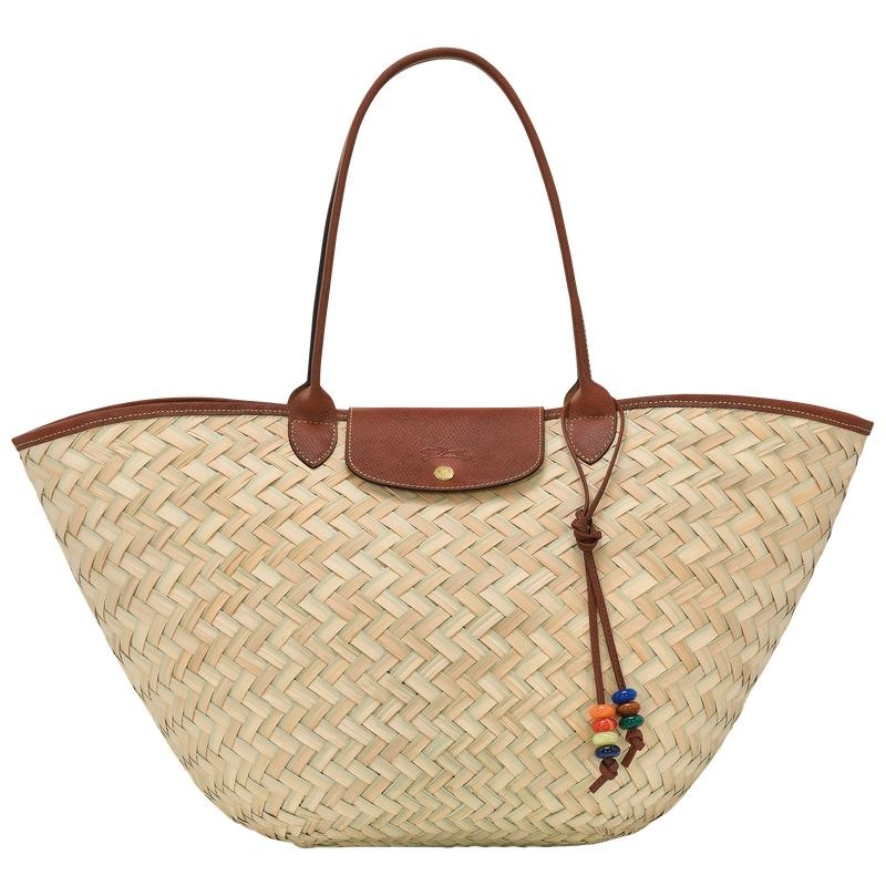 Longchamp Le Panier Pliage XL Kadın Basket Bag Kahverengi | 67905-VLMK