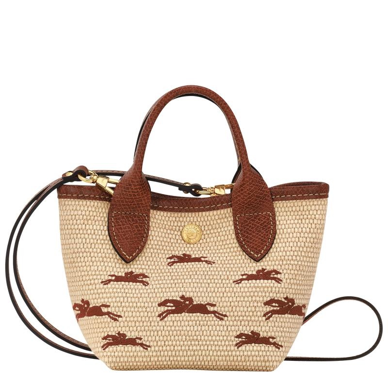 Longchamp Le Panier Pliage XS Kadın Basket Bag Kahverengi | 27896-UTGR