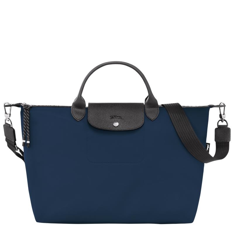 Longchamp Le Pliage Energy XL Erkek El Çantası Lacivert | 37649-WPLY