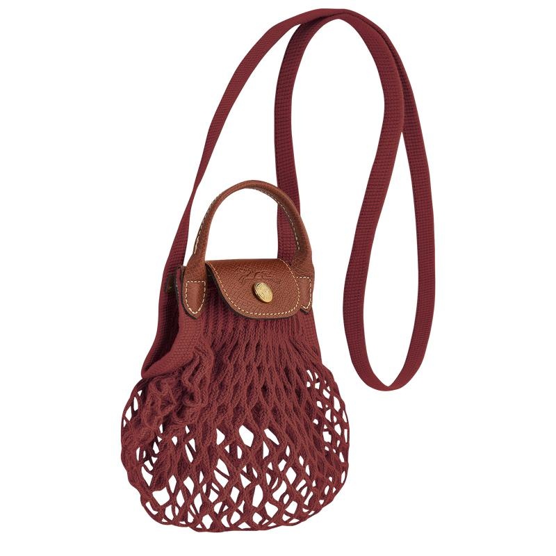 Longchamp Le Pliage Filet XS Kadın Mesh Bag Kahverengi | 72918-MZLN