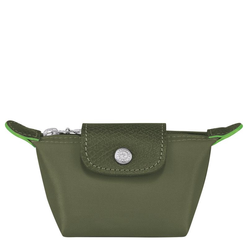 Longchamp Le Pliage Green Erkek Bozuk Para Cüzdanı Yeşil | 23491-ZRUS