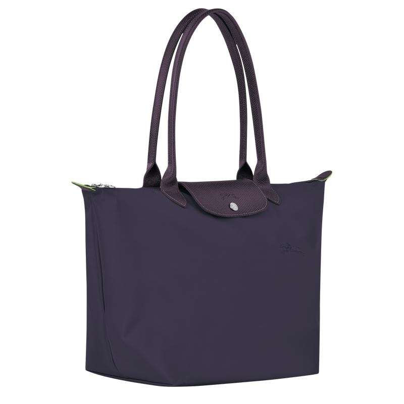 Longchamp Le Pliage Green L Kadın Tote Çanta Mor | 93078-HDFU