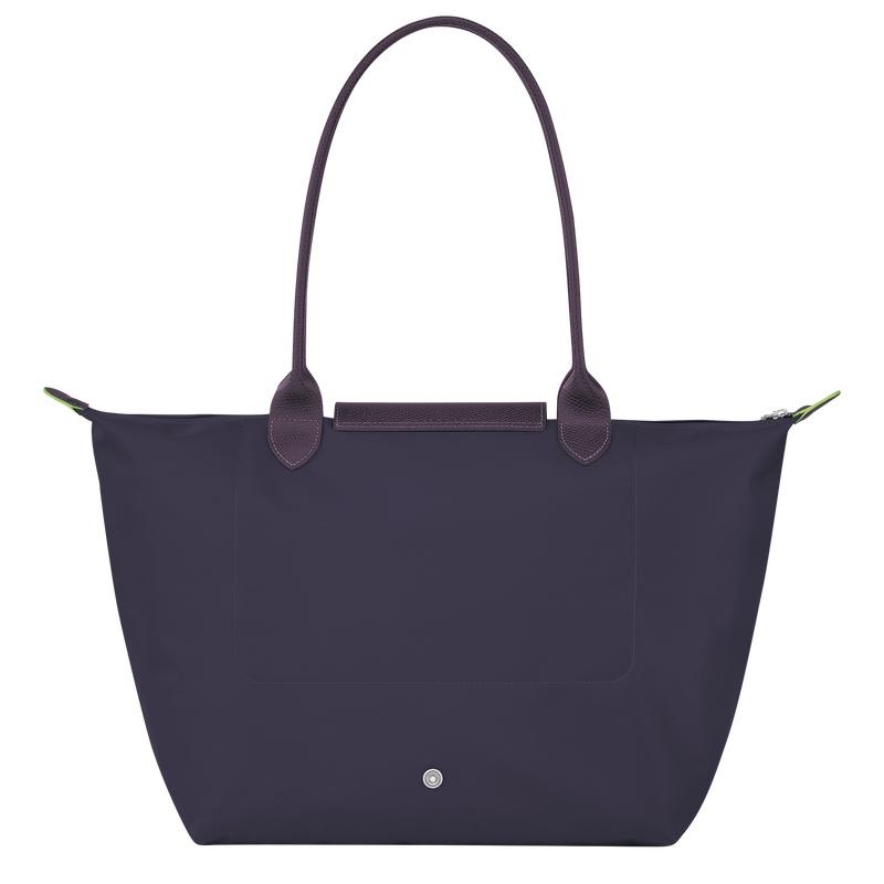 Longchamp Le Pliage Green L Kadın Tote Çanta Mor | 93078-HDFU