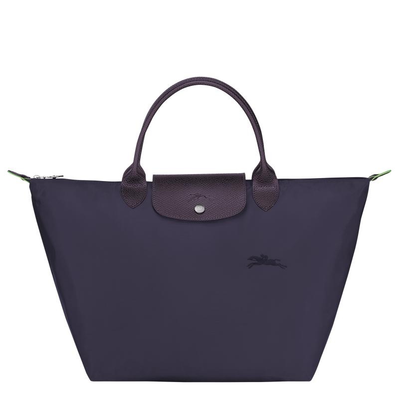 Longchamp Le Pliage Green M Kadın El Çantası Mor | 29458-EFXB