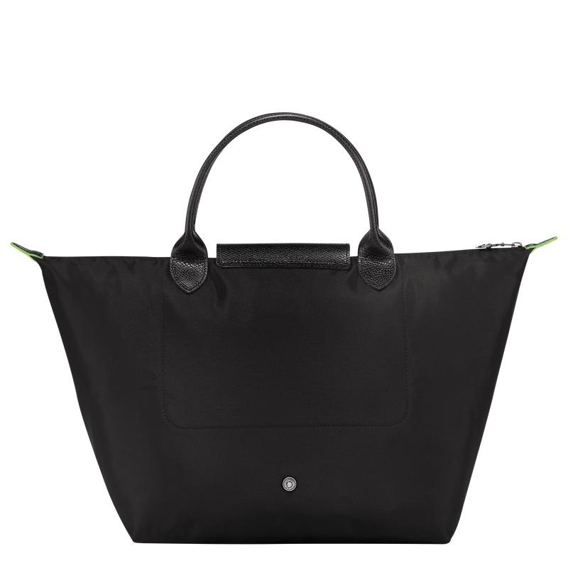 Longchamp Le Pliage Green M Kadın El Çantası Siyah | 71023-VZMW