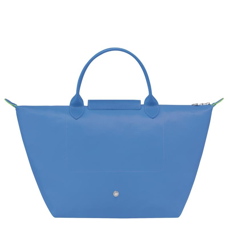 Longchamp Le Pliage Green M Kadın El Çantası Mavi | 93480-YGKM