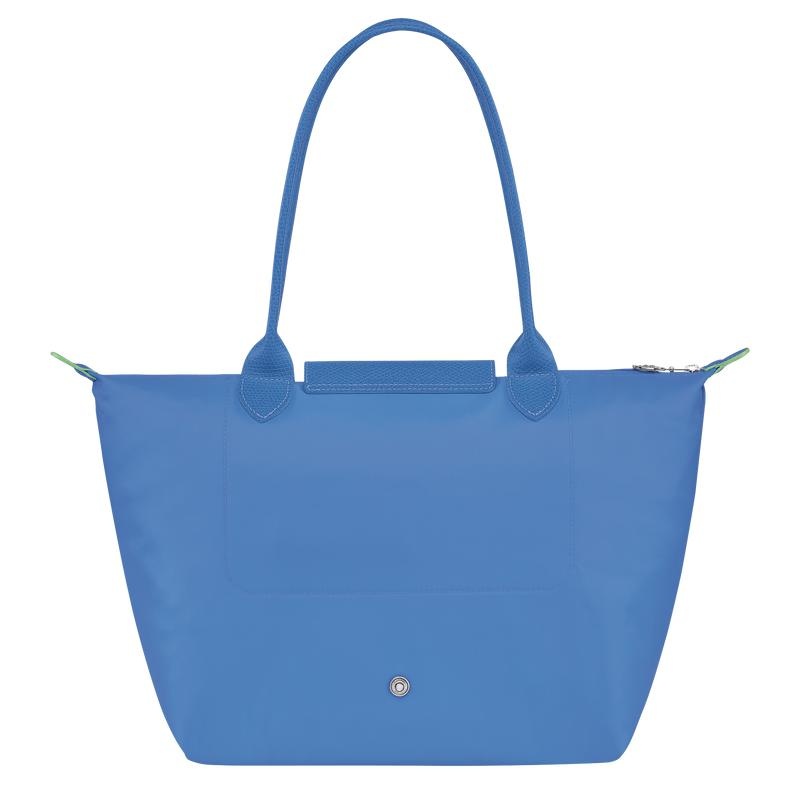 Longchamp Le Pliage Green M Kadın Tote Çanta Mavi | 06837-QYWK