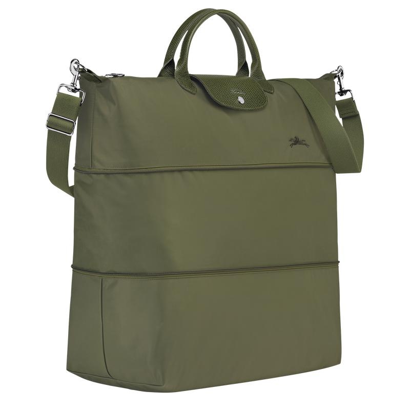 Longchamp Le Pliage Green expandable Erkek Seyahat Çantası Yeşil | 34159-FVGJ