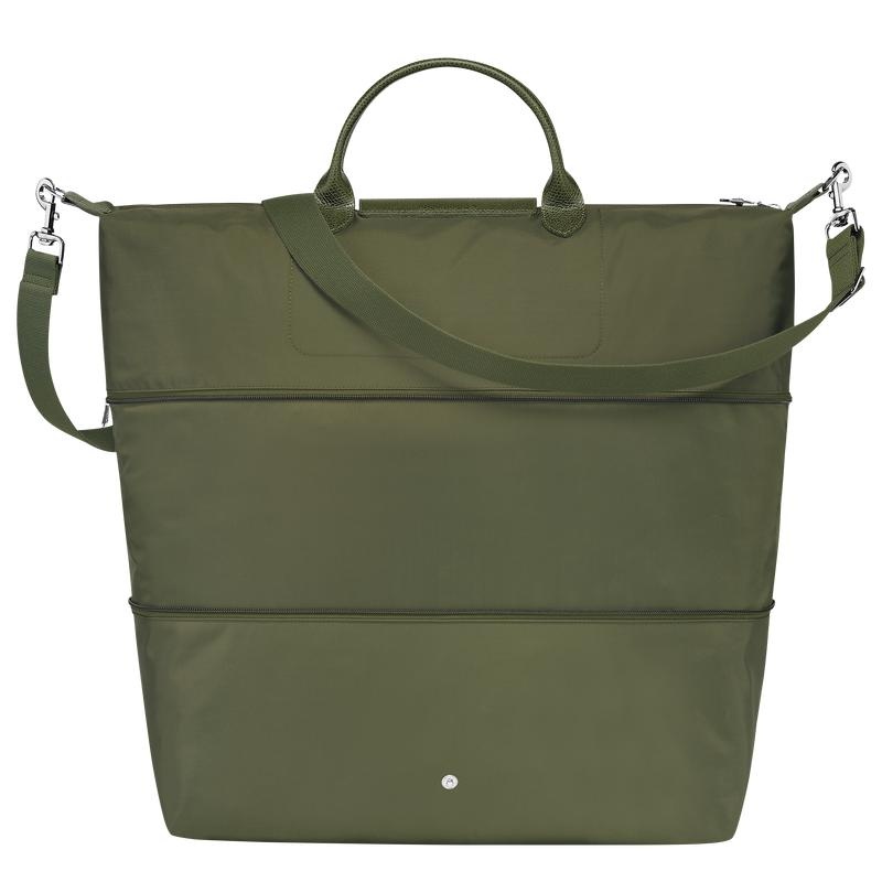 Longchamp Le Pliage Green expandable Erkek Seyahat Çantası Yeşil | 34159-FVGJ