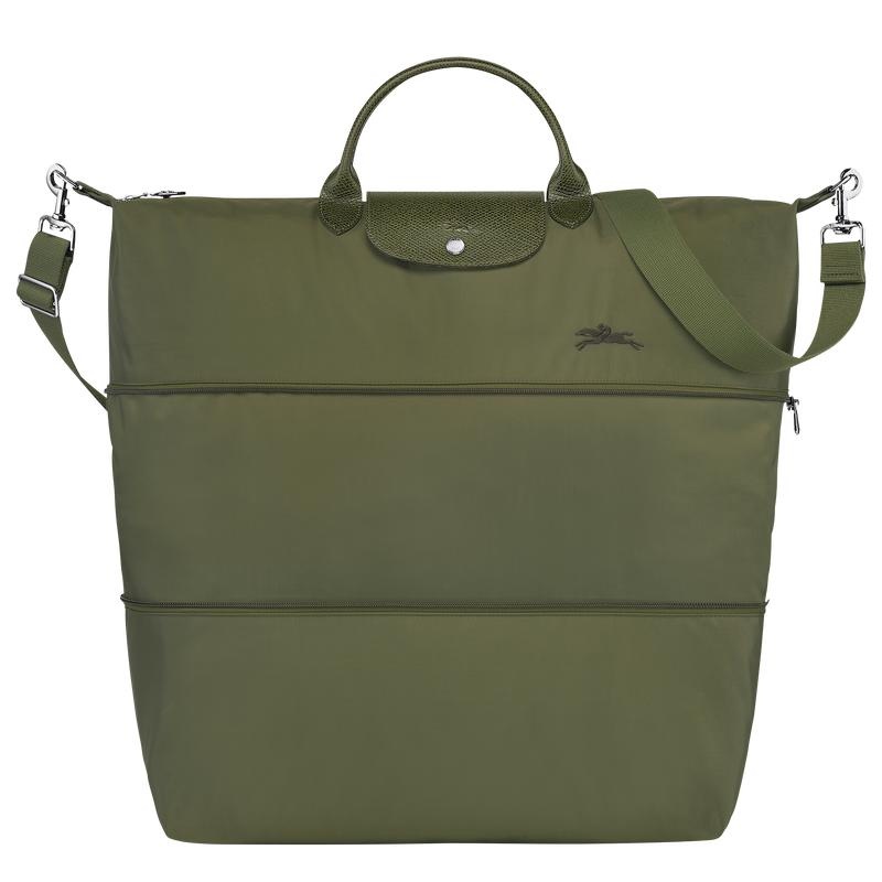 Longchamp Le Pliage Green expandable Erkek Seyahat Çantası Yeşil | 34159-FVGJ