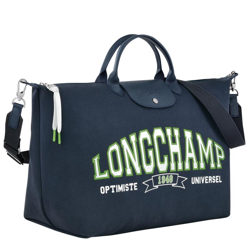 Longchamp Le Pliage Koleksiyonlar Erkek Seyahat Çantası Lacivert | 31647-UGFE