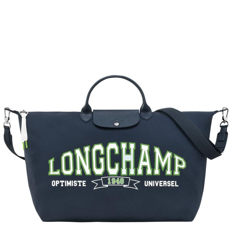 Longchamp Le Pliage Koleksiyonlar Erkek Seyahat Çantası Lacivert | 31647-UGFE