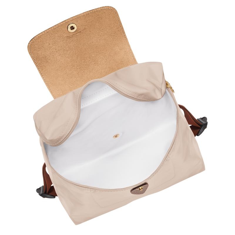 Longchamp Le Pliage Original M Erkek Sırt Çantası Beyaz | 10943-GOQM