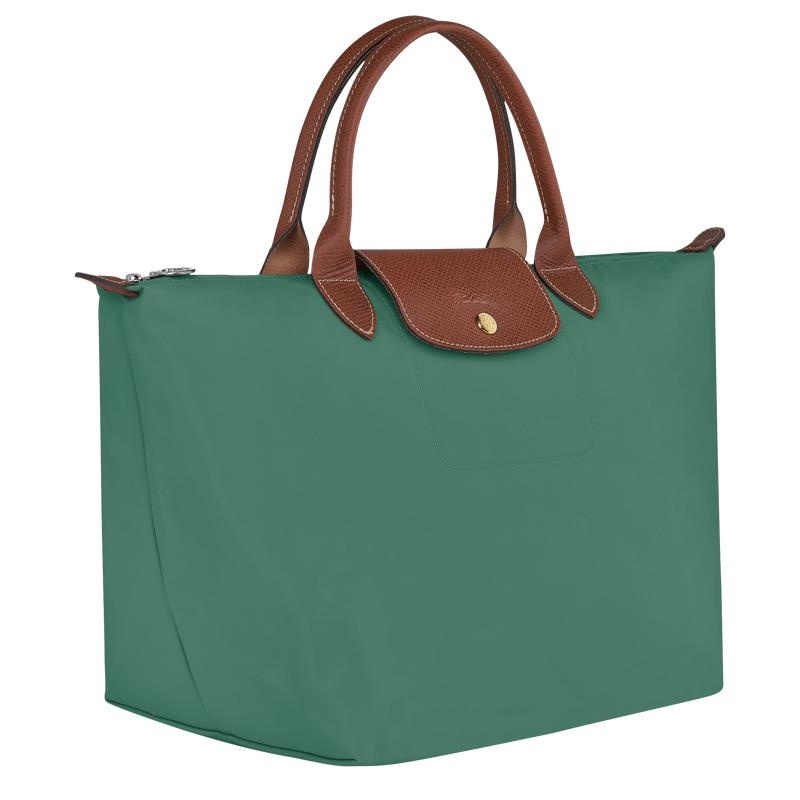 Longchamp Le Pliage Original M Kadın El Çantası Yeşil | 21738-BVLK