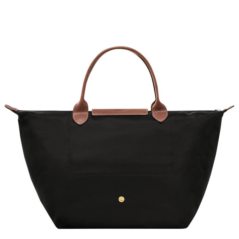 Longchamp Le Pliage Original M Kadın El Çantası Siyah | 17340-SGEQ