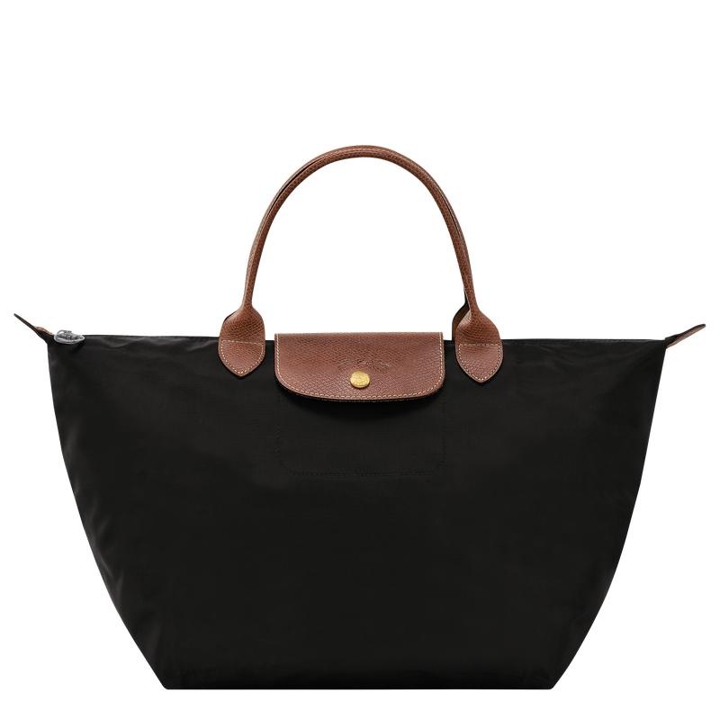 Longchamp Le Pliage Original M Kadın El Çantası Siyah | 17340-SGEQ